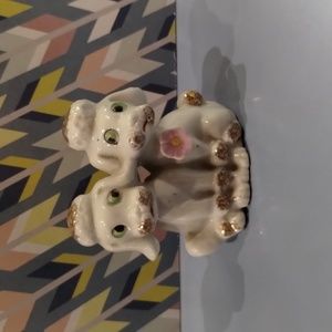 Poodle dog figurine - vintage Japan stamped